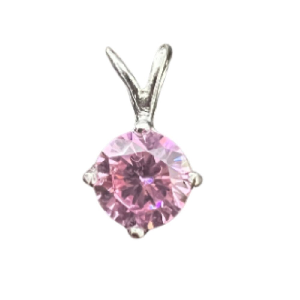 TOCARA Pink Diami Pendant Silver 925 / Jewelry